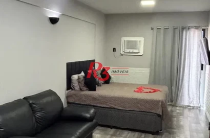 Flat à venda, 36 m² por R$ 285.000,00 - Centro - São Vicente/SP