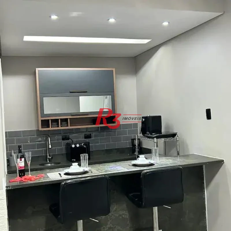 Flat à venda, 36 m² por R$ 285.000,00 - Centro - São Vicente/SP
