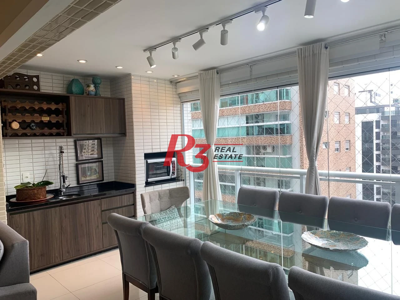 Apartamento para alugar, 181 m² por R$ 17.790,00/mês - Gonzaga - Santos/SP