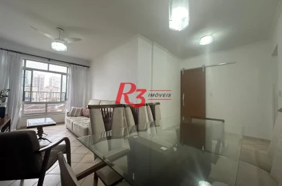 Apartamento com 2 dormitórios à venda, 120 m² por R$ 670.000,00 - Gonzaga - Santos/SP
