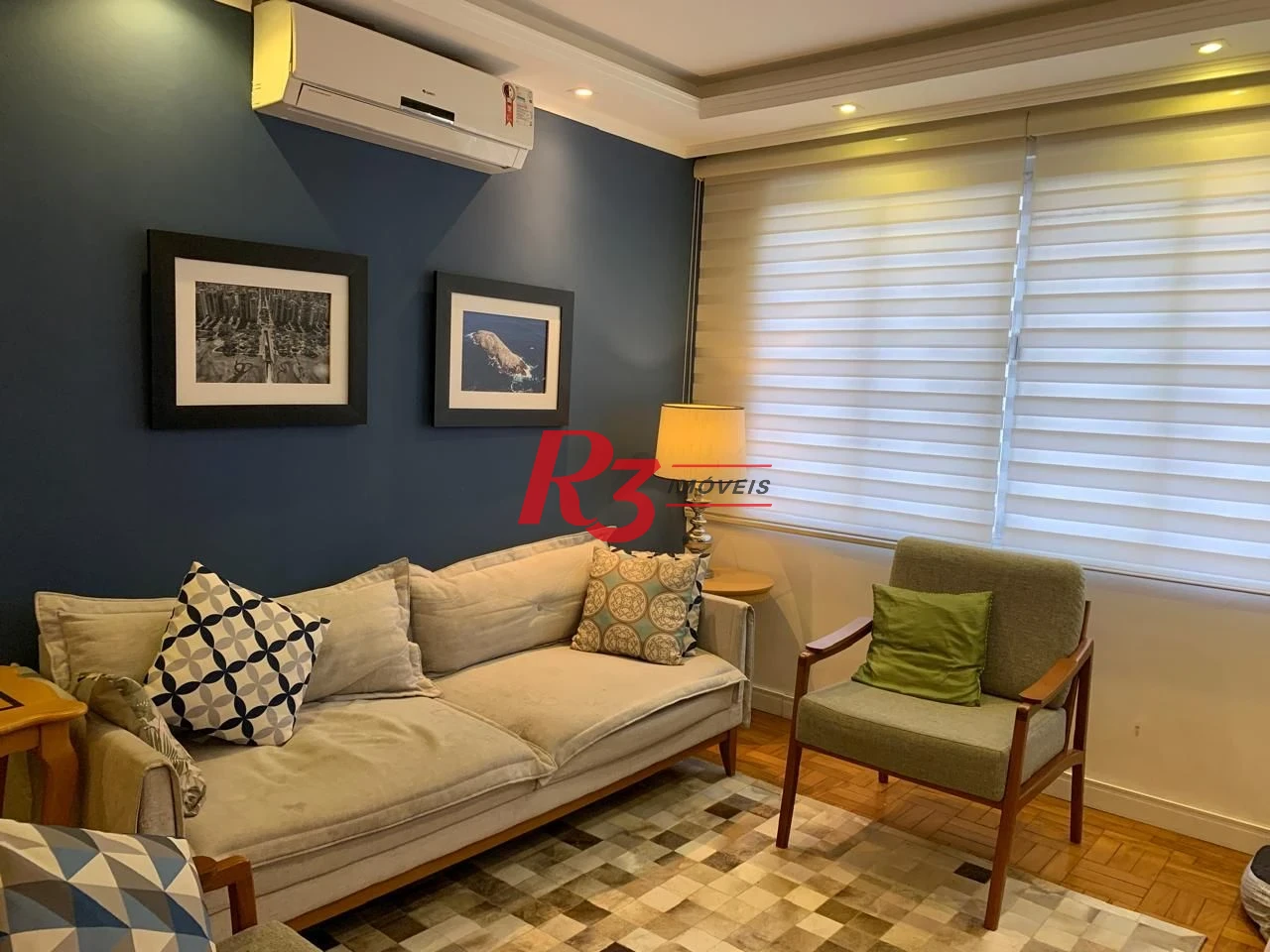 Apartamento com 2 dormitórios à venda, 80 m² por R$ 640.000,00 - Boqueirão - Santos/SP