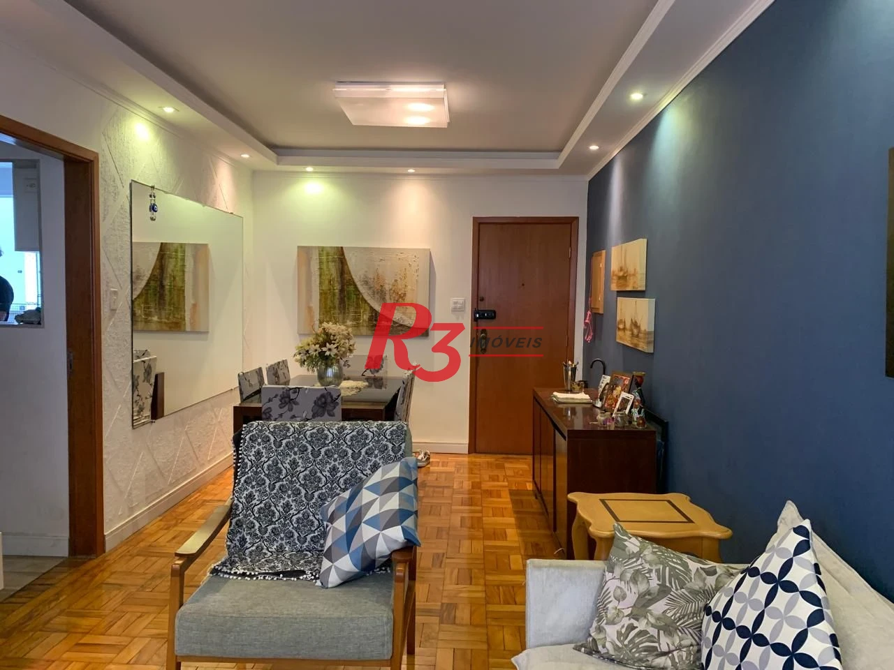 Apartamento com 2 dormitórios à venda, 80 m² por R$ 640.000,00 - Boqueirão - Santos/SP