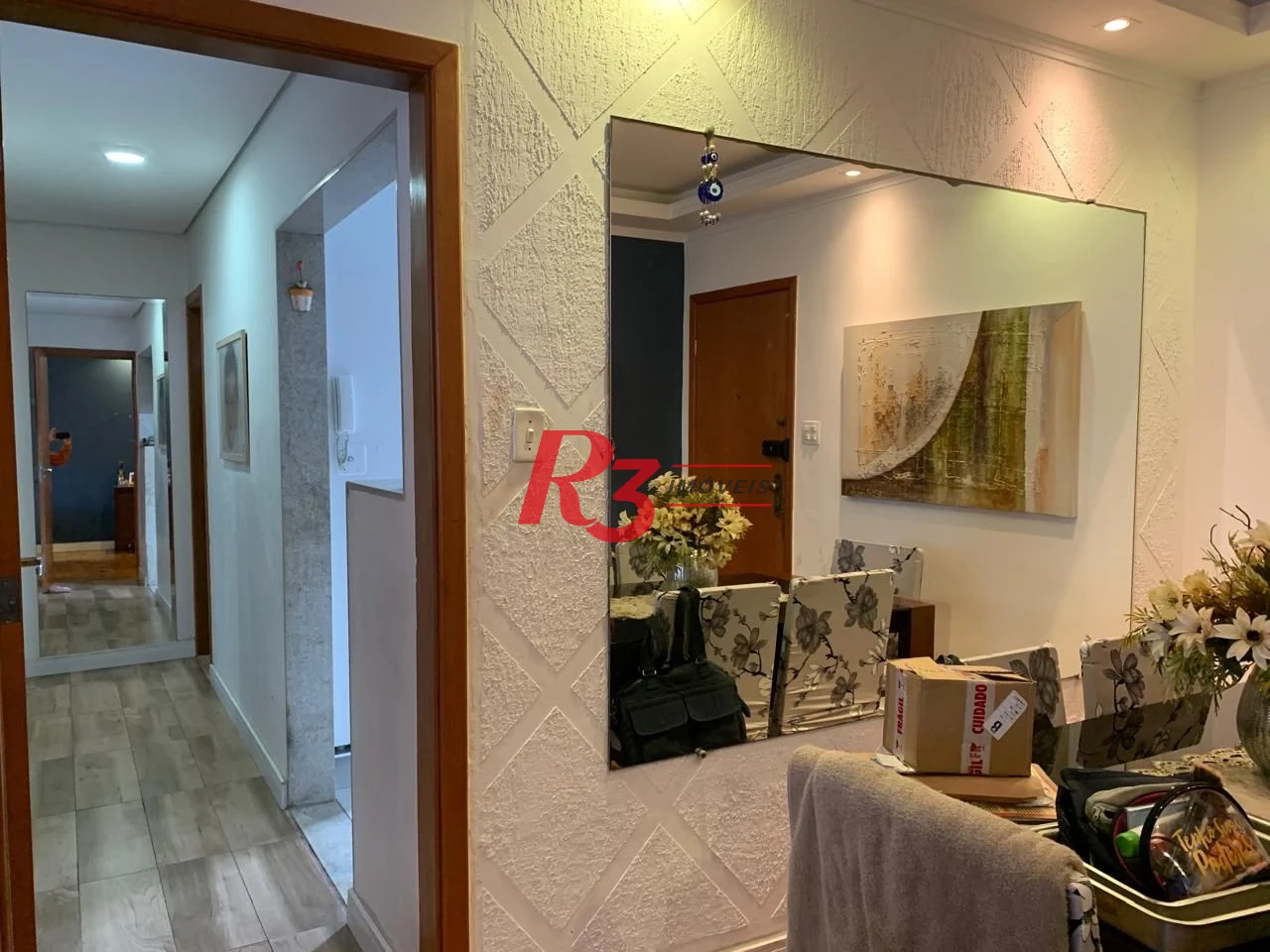 Apartamento com 2 dormitórios à venda, 80 m² por R$ 640.000,00 - Boqueirão - Santos/SP