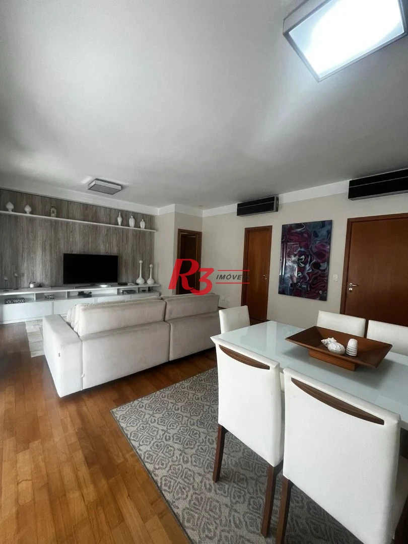 Apartamento com 3 dormitórios, 160 m² - venda por R$ 2.700.000,00 ou aluguel por R$ 17.000,00/mês - Embaré - Santos/SP