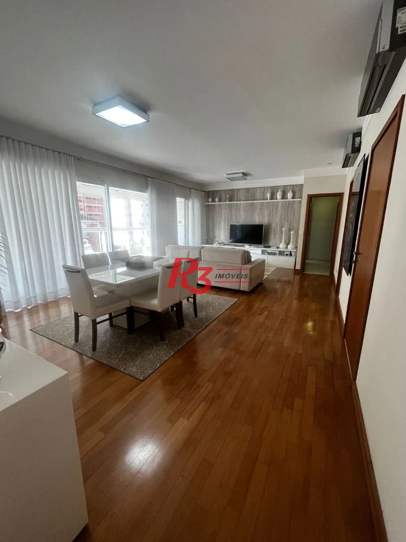 Apartamento com 3 dormitórios, 160 m² - venda por R$ 2.700.000,00 ou aluguel por R$ 17.000,00/mês - Embaré - Santos/SP