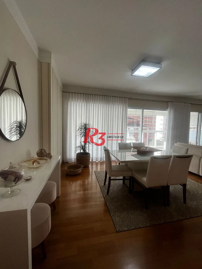 Apartamento com 3 dormitórios, 160 m² - venda por R$ 2.700.000,00 ou aluguel por R$ 17.000,00/mês - Embaré - Santos/SP