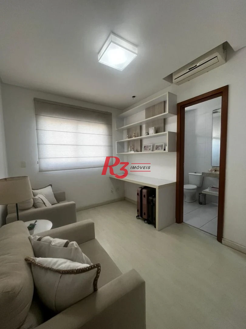 Apartamento com 3 dormitórios, 160 m² - venda por R$ 2.700.000,00 ou aluguel por R$ 17.000,00/mês - Embaré - Santos/SP