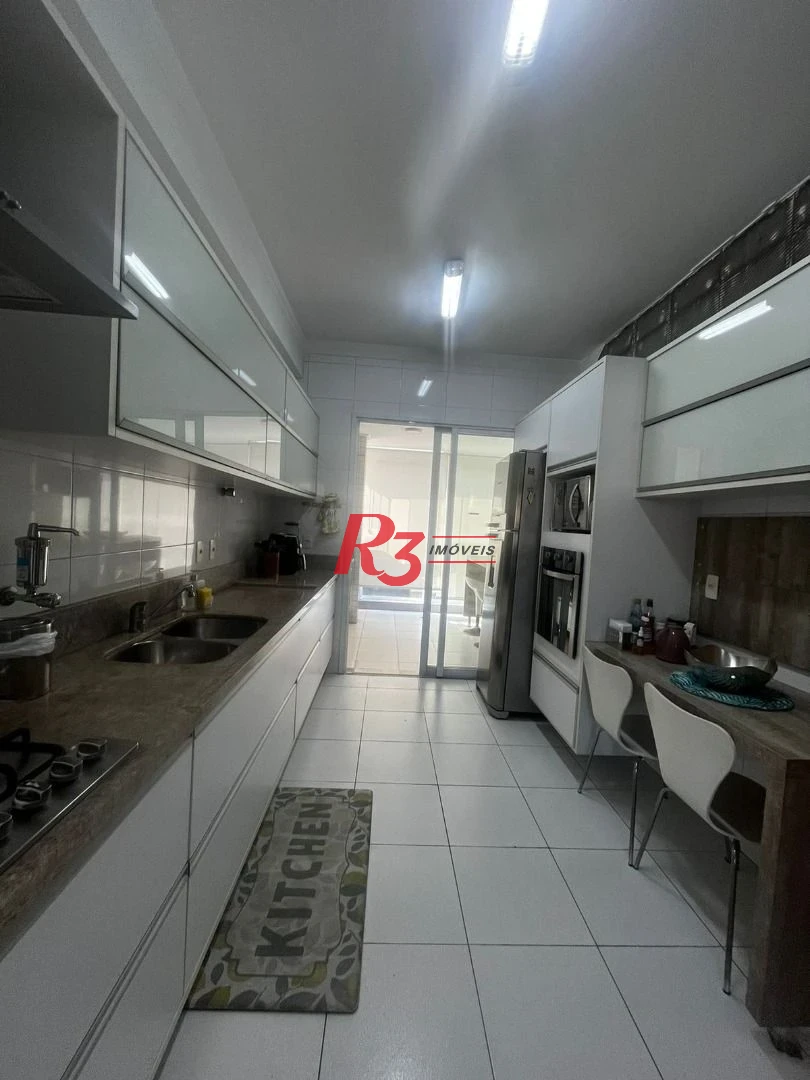 Apartamento com 3 dormitórios, 160 m² - venda por R$ 2.700.000,00 ou aluguel por R$ 17.000,00/mês - Embaré - Santos/SP