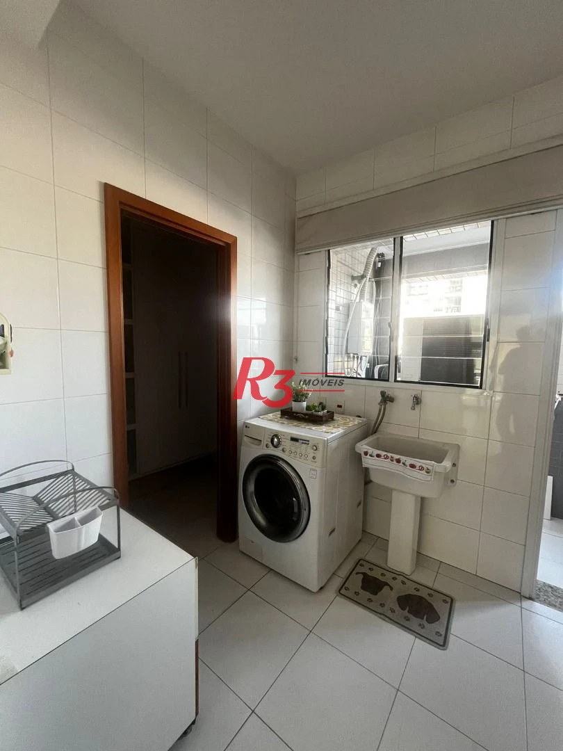 Apartamento com 3 dormitórios, 160 m² - venda por R$ 2.700.000,00 ou aluguel por R$ 17.000,00/mês - Embaré - Santos/SP