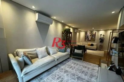 Apartamento com 2 dormitórios à venda, 116 m² por R$ 1.300.000,00 - Ponta da Praia - Santos/SP