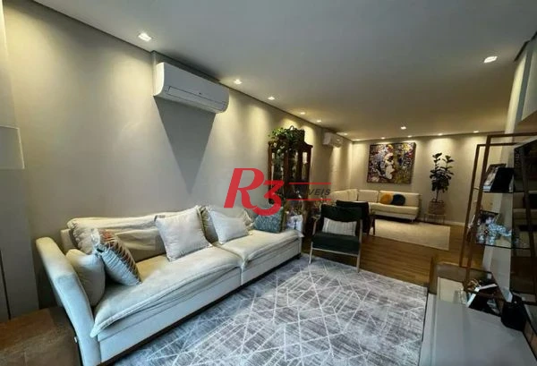 Apartamento com 2 dormitórios à venda, 116 m² por R$ 1.300.000,00 - Ponta da Praia - Santos/SP