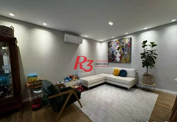 Apartamento com 2 dormitórios à venda, 116 m² por R$ 1.300.000,00 - Ponta da Praia - Santos/SP