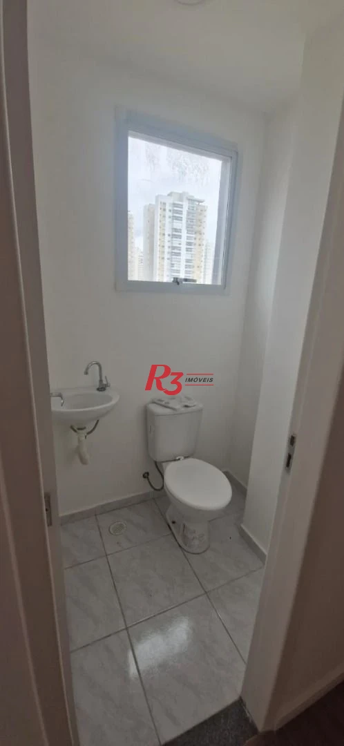 Sala, 35 m² - venda por R$ 370.000,00 ou aluguel por R$ 3.000,00/mês - Ponta da Praia - Santos/SP