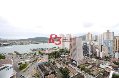 Sala, 35 m² - venda por R$ 370.000,00 ou aluguel por R$ 3.000,00/mês - Ponta da Praia - Santos/SP