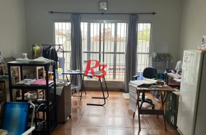 Sobrado com 3 dormitórios à venda, 115 m² por R$ 600.000,00 - Ponta da Praia - Santos/SP