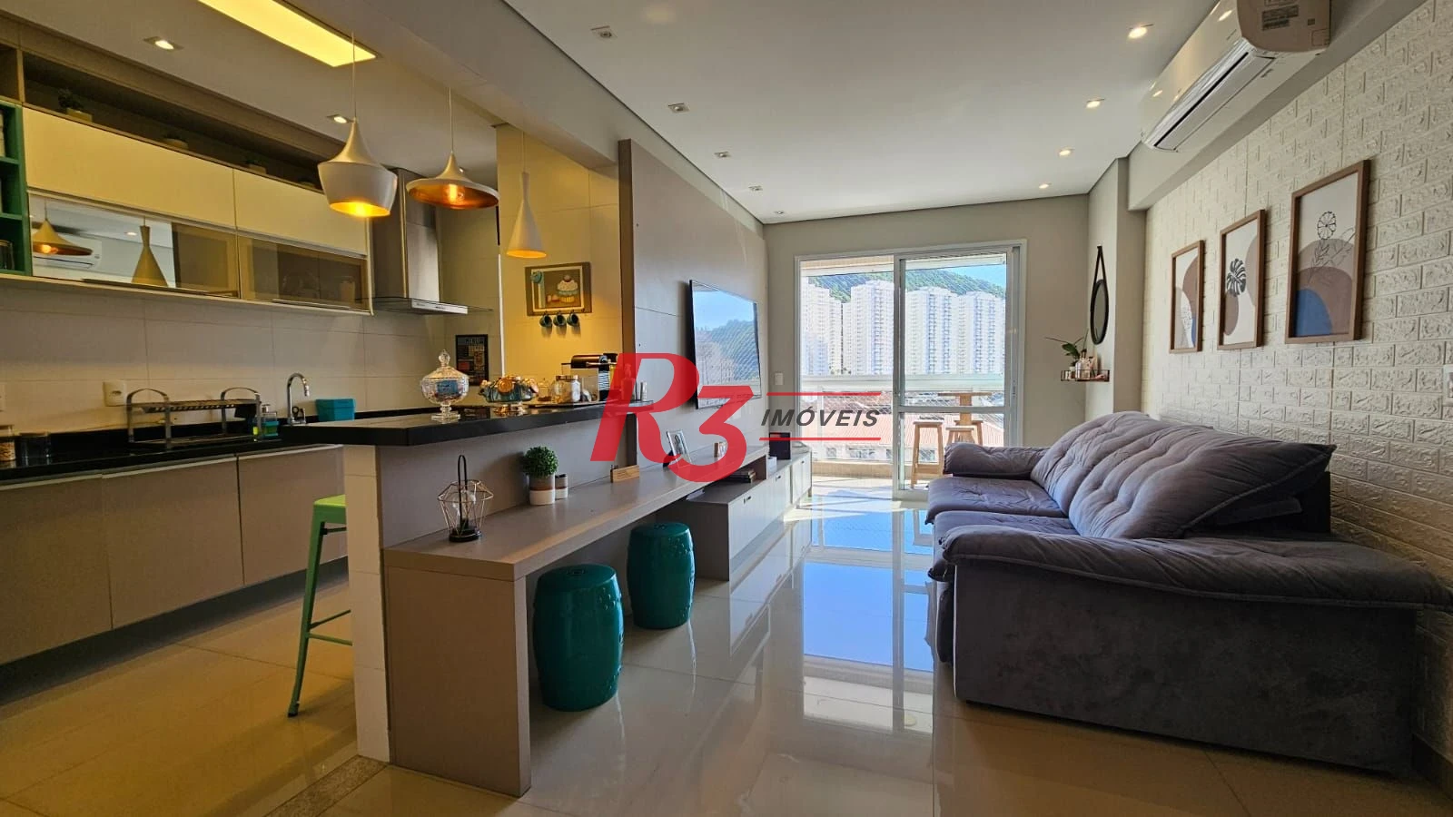Apartamento à venda, 85 m² por R$ 929.000,00 - Marapé - Santos/SP
