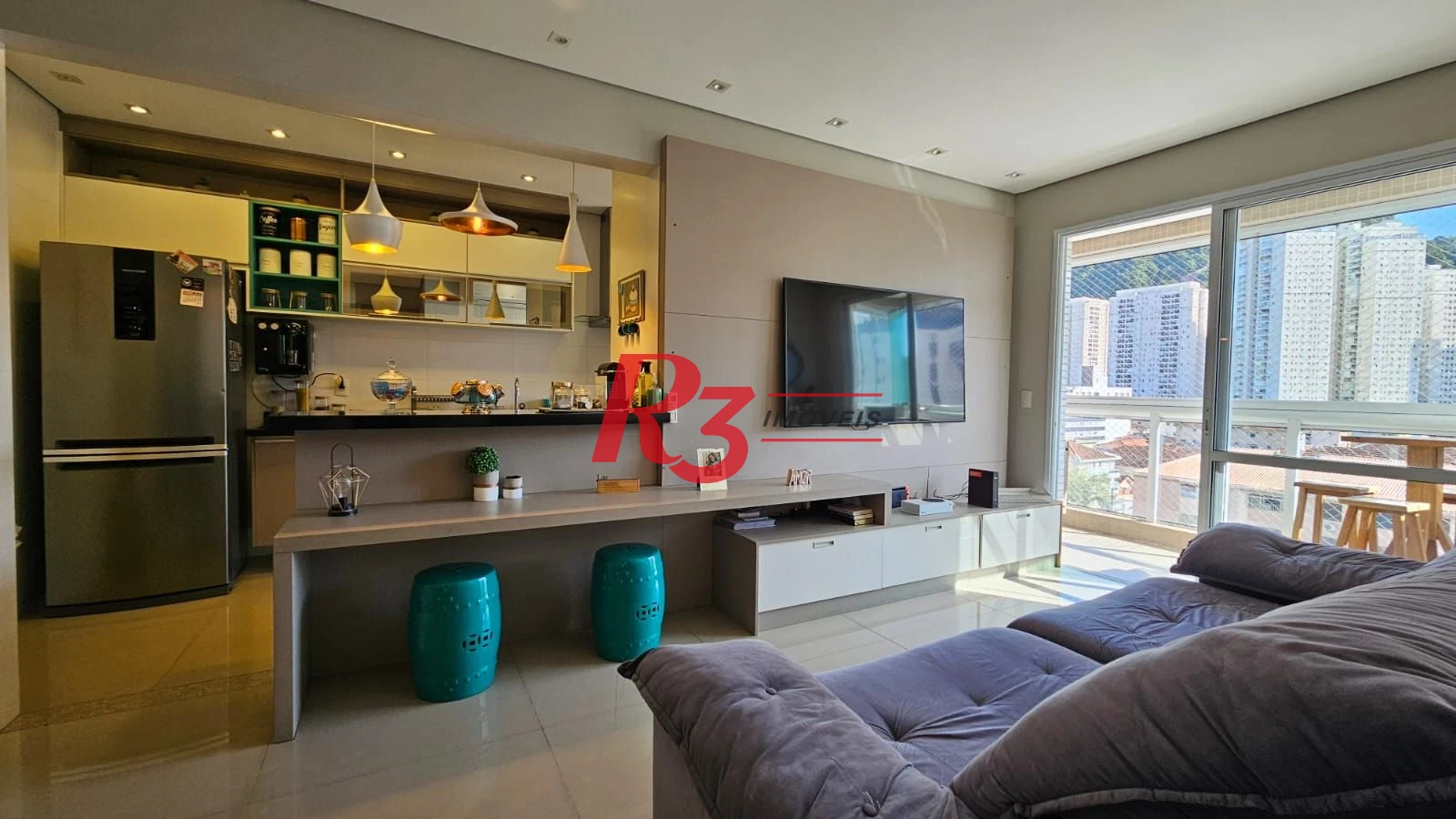Apartamento à venda, 85 m² por R$ 929.000,00 - Marapé - Santos/SP