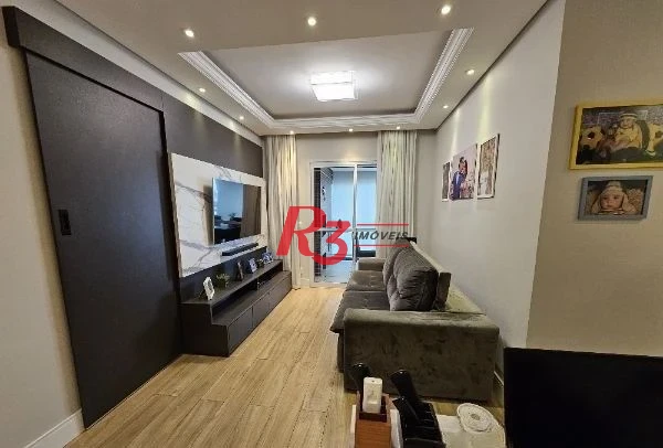 Apartamento com 3 dormitórios à venda, 87 m² por R$ 1.200.000,00 - Pompéia - Santos/SP