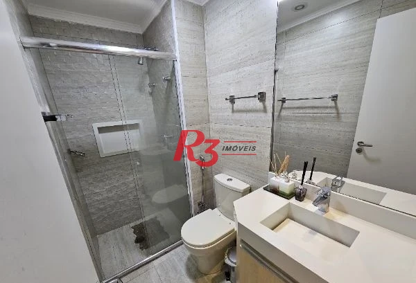 Apartamento com 3 dormitórios à venda, 87 m² por R$ 1.200.000,00 - Pompéia - Santos/SP