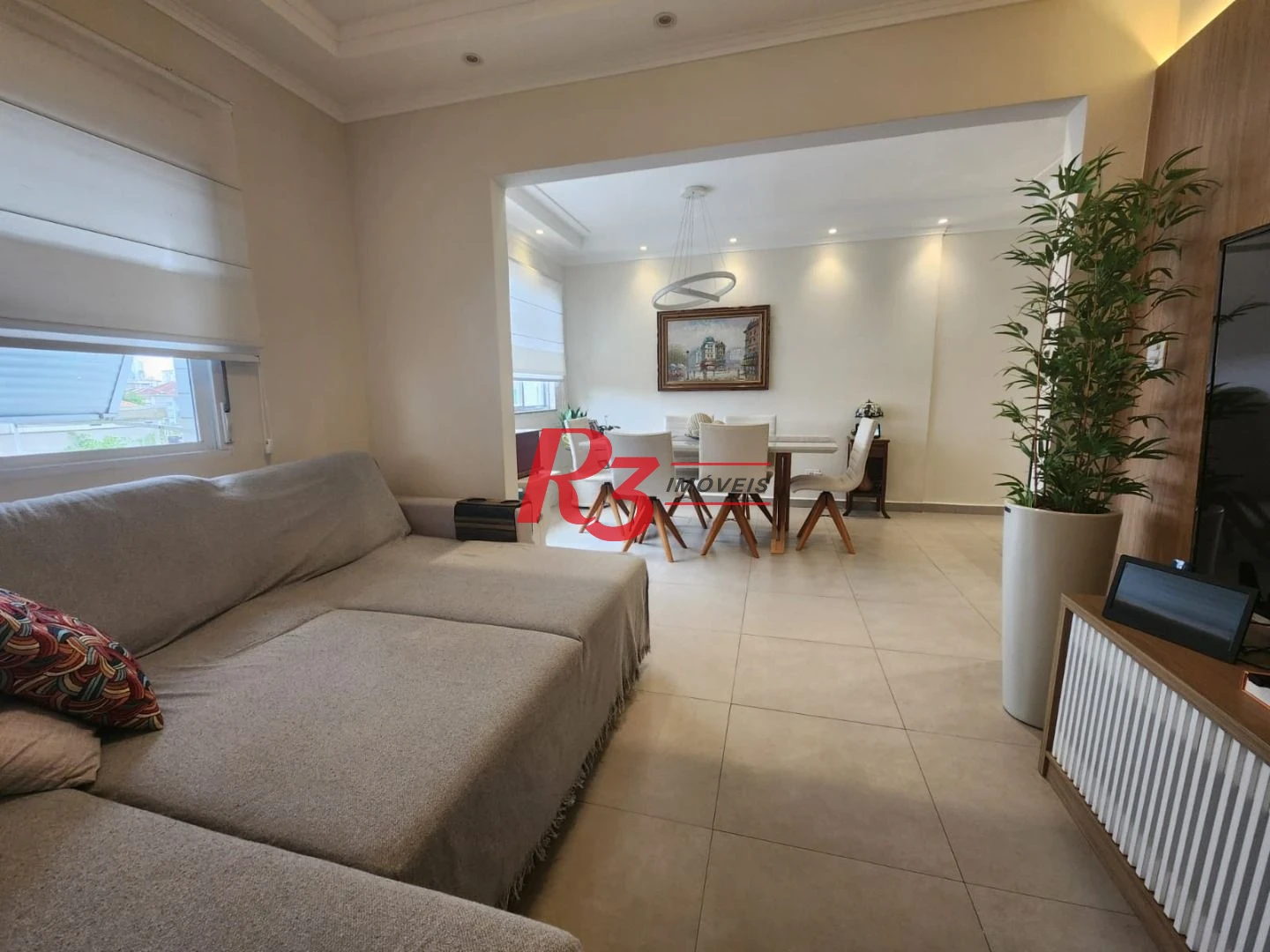 Apartamento com 2 dormitórios para alugar, 101 m² por R$ 6.200,00/mês - Campo Grande - Santos/SP