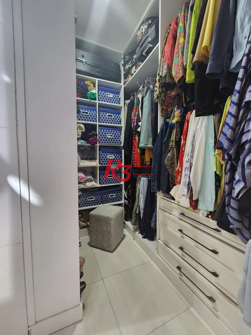 Apartamento com 2 dormitórios para alugar, 101 m² por R$ 6.200,00/mês - Campo Grande - Santos/SP