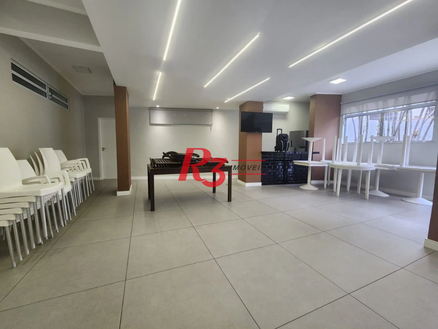 Apartamento com 2 dormitórios para alugar, 101 m² por R$ 6.200,00/mês - Campo Grande - Santos/SP