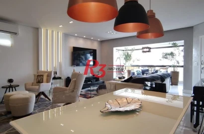 Apartamento com 3 dormitórios à venda, 170 m² por R$ 2.350.000,00 - Gonzaga - Santos/SP