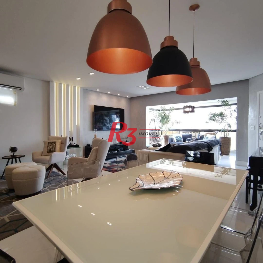 Apartamento com 3 dormitórios à venda, 170 m² por R$ 2.350.000,00 - Gonzaga - Santos/SP