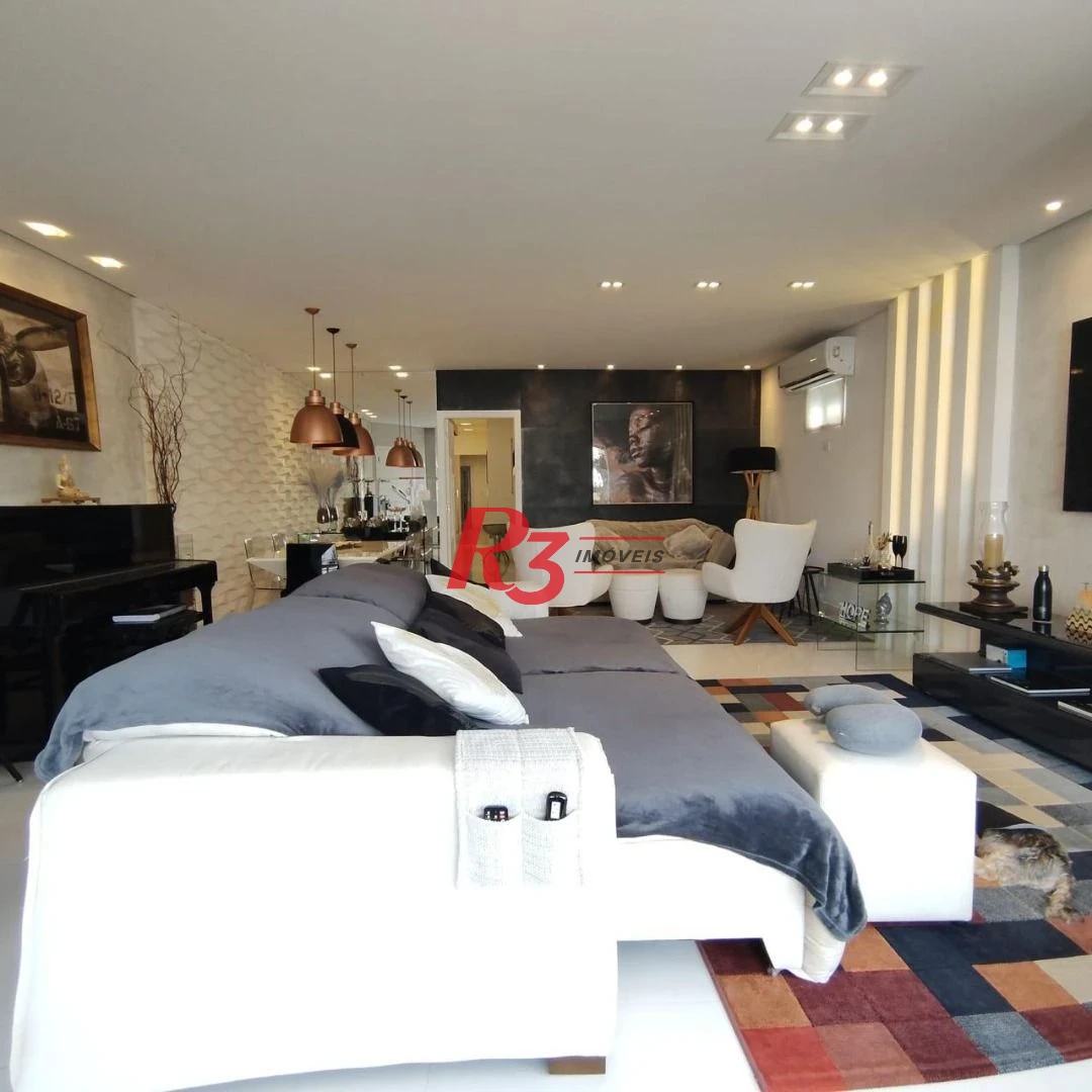 Apartamento com 3 dormitórios à venda, 170 m² por R$ 2.350.000,00 - Gonzaga - Santos/SP