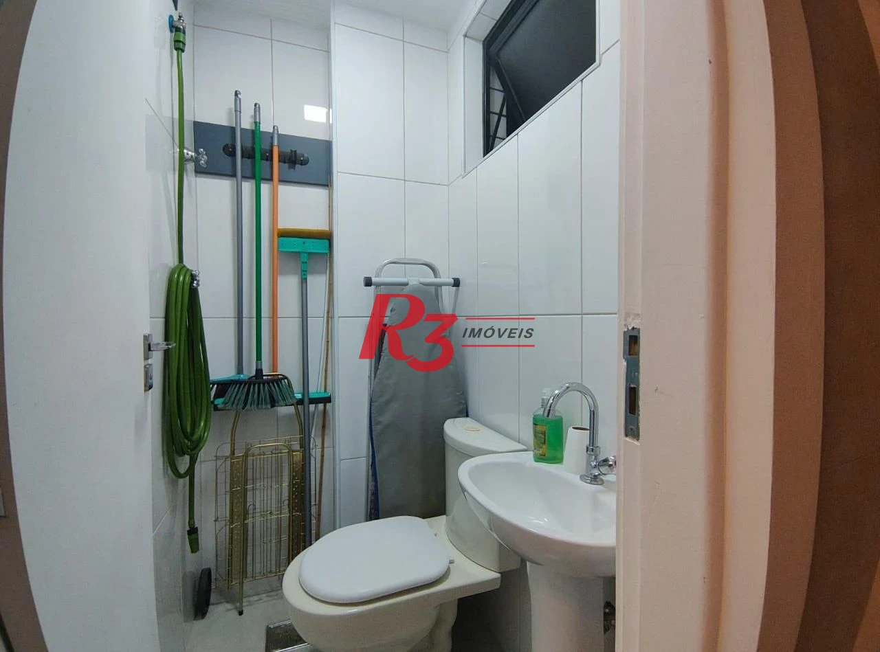 Apartamento com 3 dormitórios à venda, 170 m² por R$ 2.350.000,00 - Gonzaga - Santos/SP