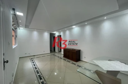 Apartamento com 3 dormitórios à venda, 115 m² por R$ 690.000,00 - Boqueirão - Santos/SP