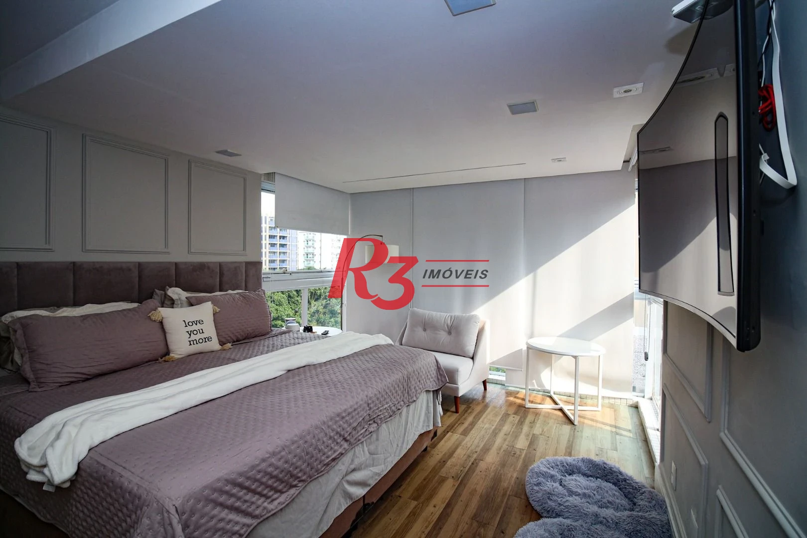 Apartamento com 4 dormitórios à venda, 228 m² por R$ 3.800.000,00 - Gonzaga - Santos/SP