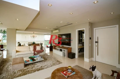 Apartamento com 4 dormitórios à venda, 228 m² por R$ 3.800.000,00 - Gonzaga - Santos/SP