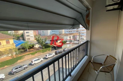 Apartamento com 3 dormitórios à venda, 163 m² por R$ 1.150.000,00 - Boqueirão - Santos/SP