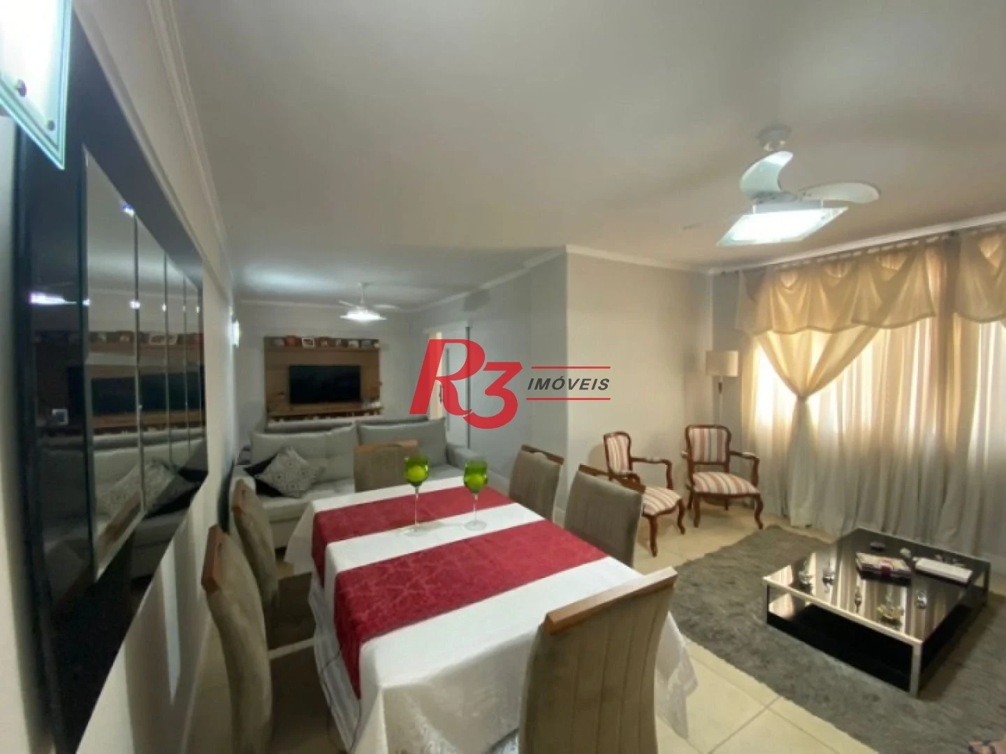 Apartamento com 3 dormitórios à venda, 163 m² por R$ 1.150.000,00 - Boqueirão - Santos/SP