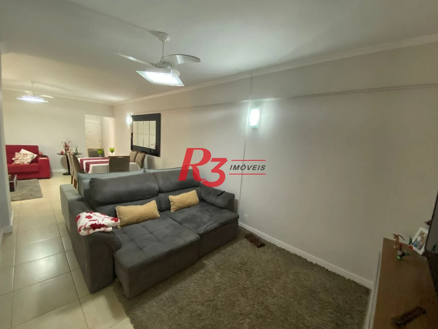 Apartamento com 3 dormitórios à venda, 163 m² por R$ 1.150.000,00 - Boqueirão - Santos/SP
