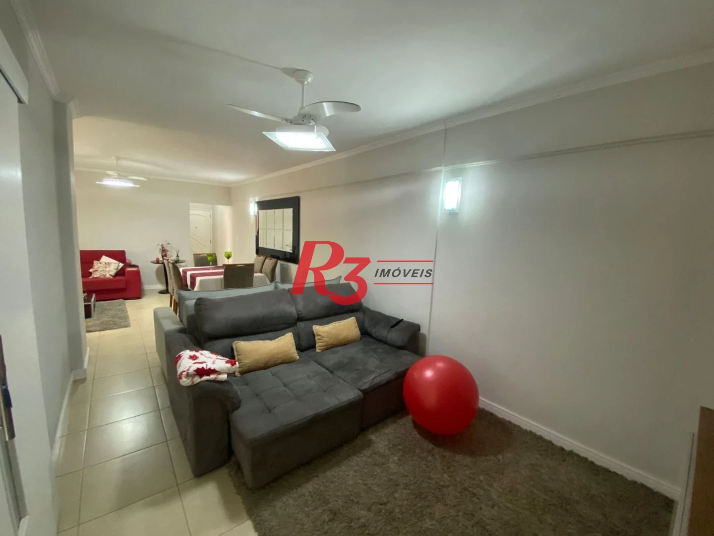 Apartamento com 3 dormitórios à venda, 163 m² por R$ 1.150.000,00 - Boqueirão - Santos/SP