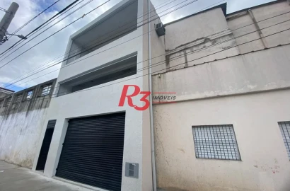 Galpão, 331 m² - venda por R$ 800.000,00 ou aluguel por R$ 6.000,00/mês - Paquetá - Santos/SP