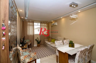 Apartamento à venda, 89 m² por R$ 420.000,00 - Vila Matias - Santos/SP