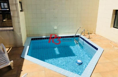 Cobertura à venda, 200 m² por R$ 1.500.000,00 - Gonzaga - Santos/SP