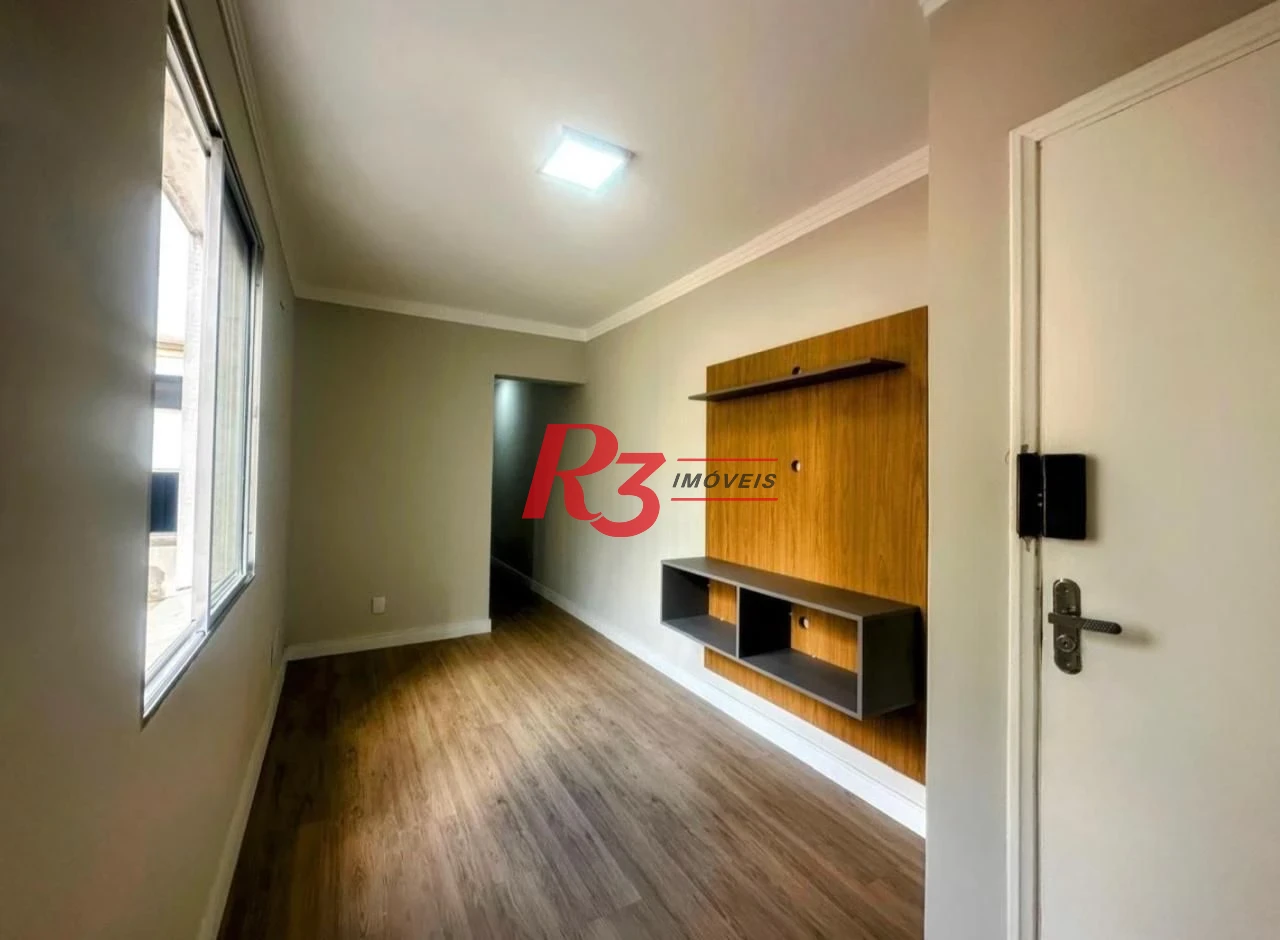 Apartamento com 1 dormitório à venda, 56 m² por R$ 439.000,00 - Boqueirão - Santos/SP