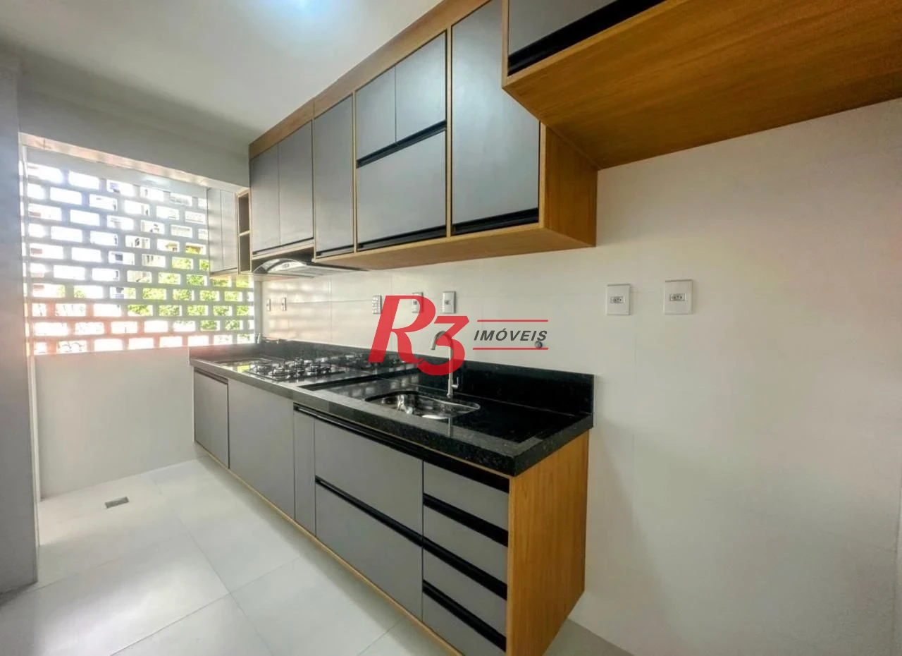 Apartamento com 1 dormitório à venda, 56 m² por R$ 439.000,00 - Boqueirão - Santos/SP