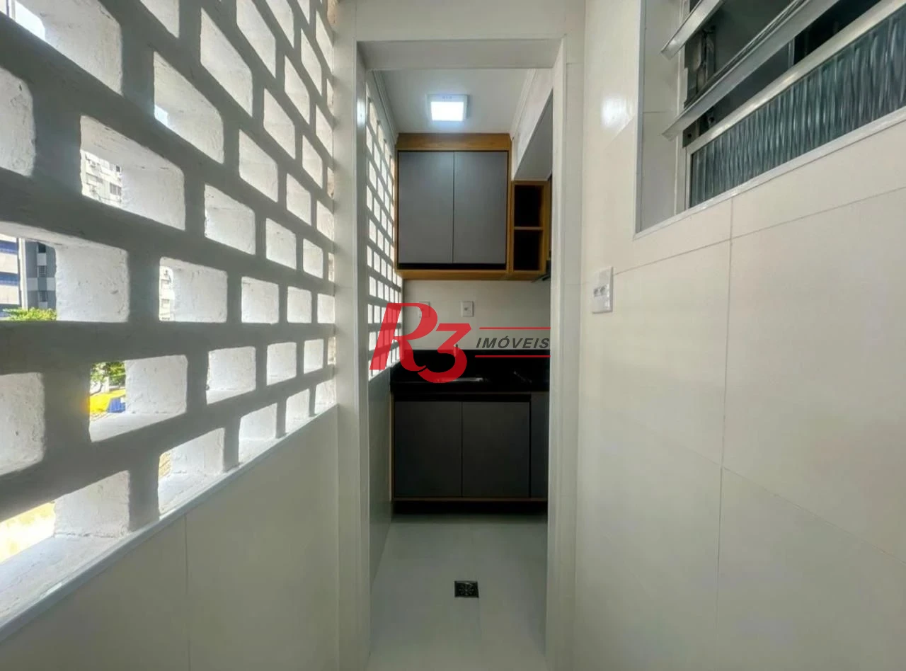 Apartamento com 1 dormitório à venda, 56 m² por R$ 439.000,00 - Boqueirão - Santos/SP