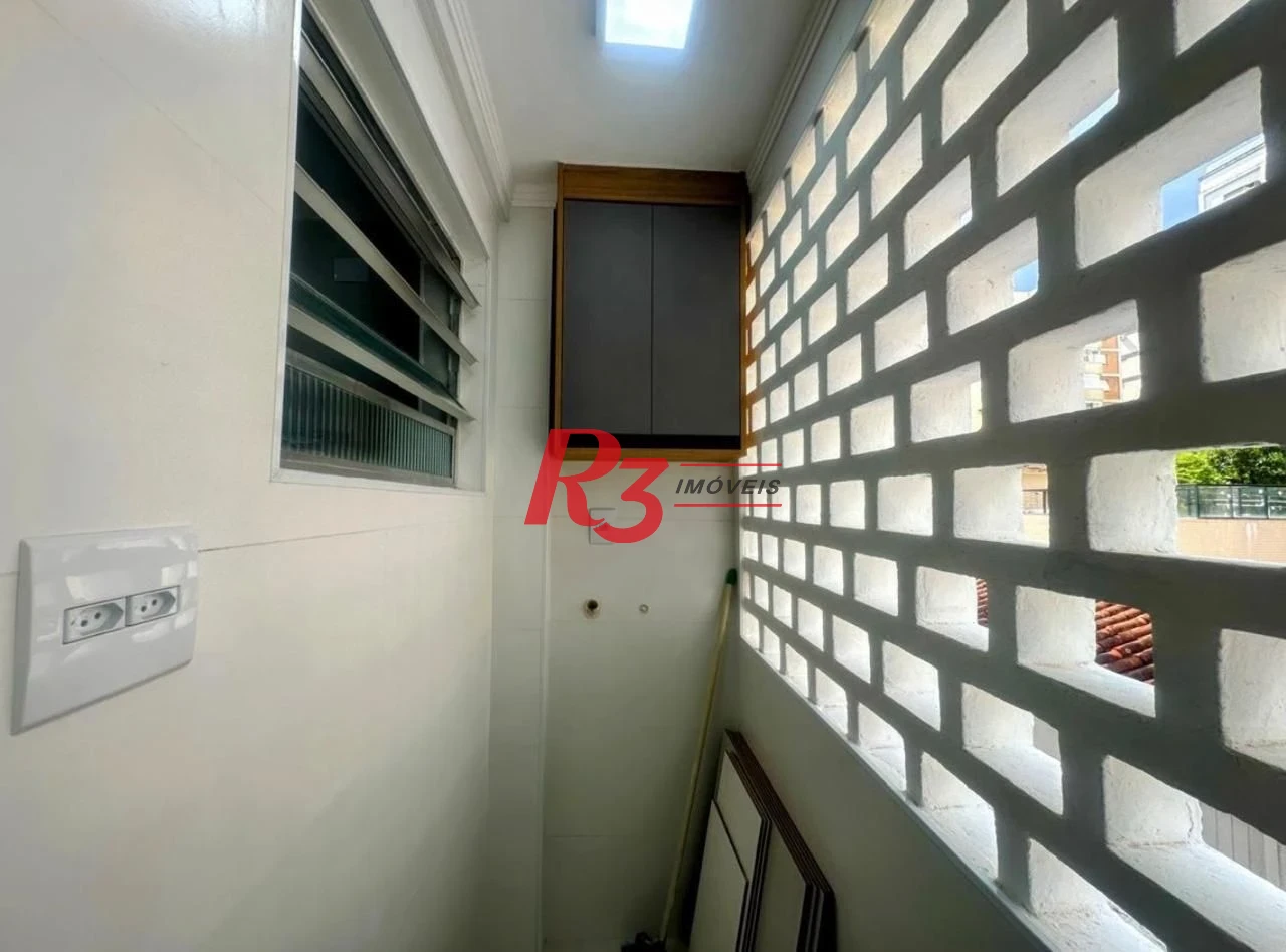 Apartamento com 1 dormitório à venda, 56 m² por R$ 439.000,00 - Boqueirão - Santos/SP