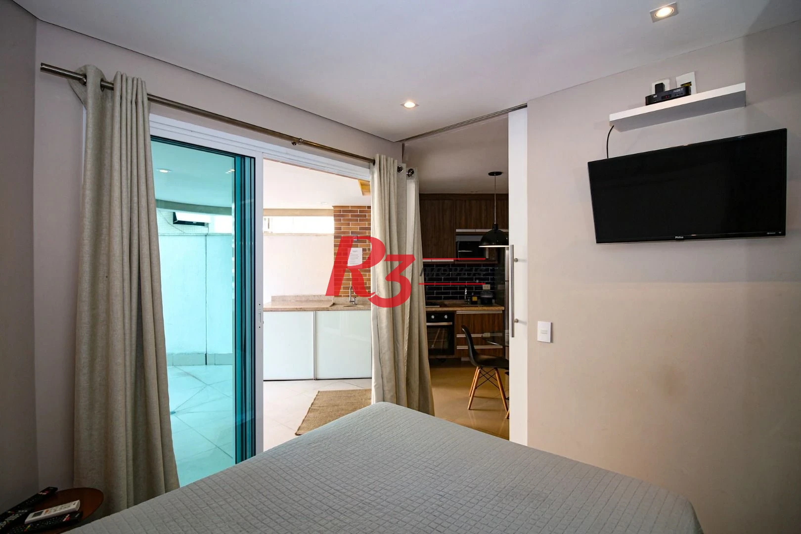 Apartamento com 1 dormitório à venda, 63 m² por R$ 766.000,00 - Pompéia - Santos/SP