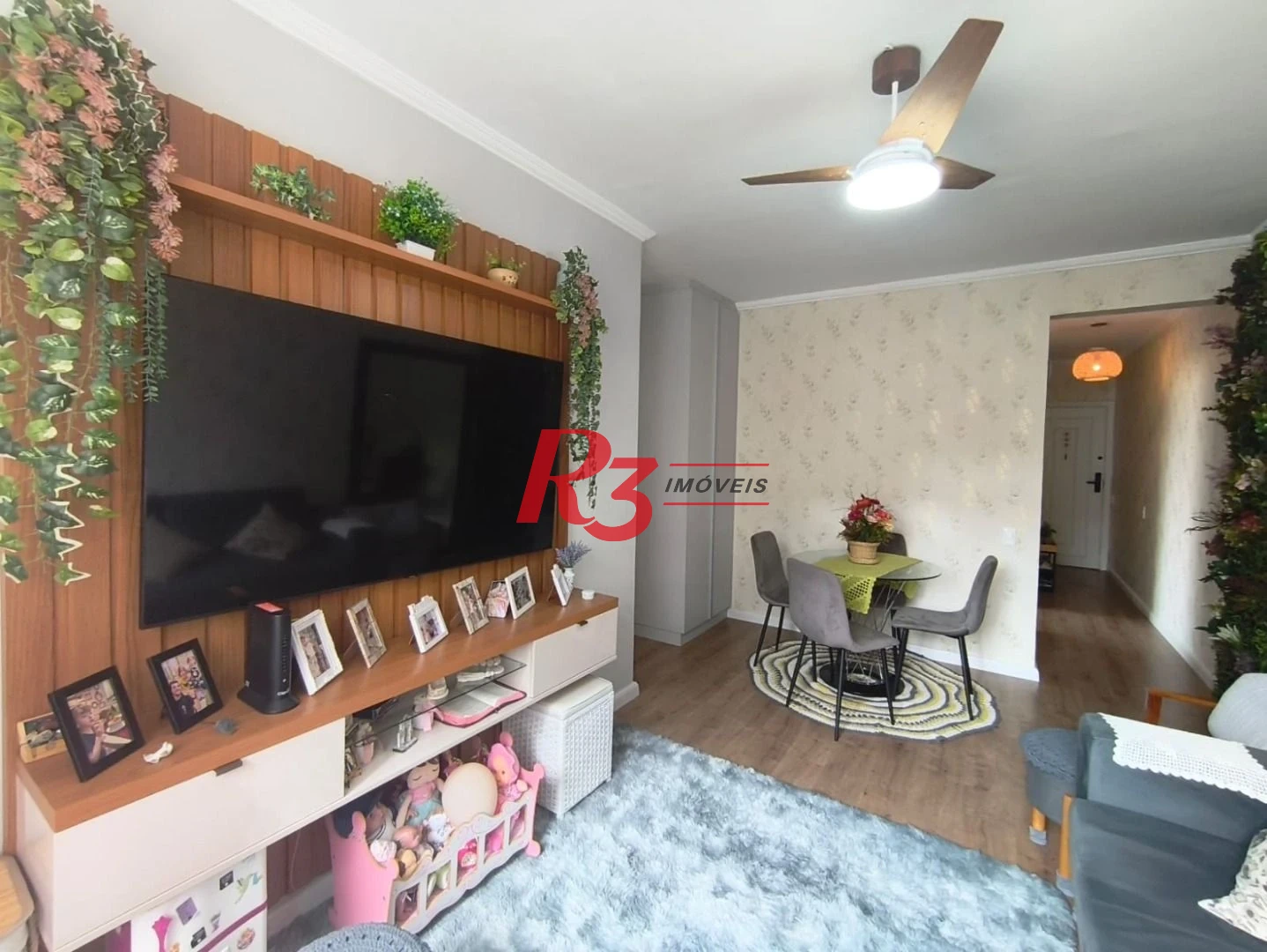 Apartamento com 1 dormitório à venda, 56 m² por R$ 500.000,00 - Gonzaga - Santos/SP