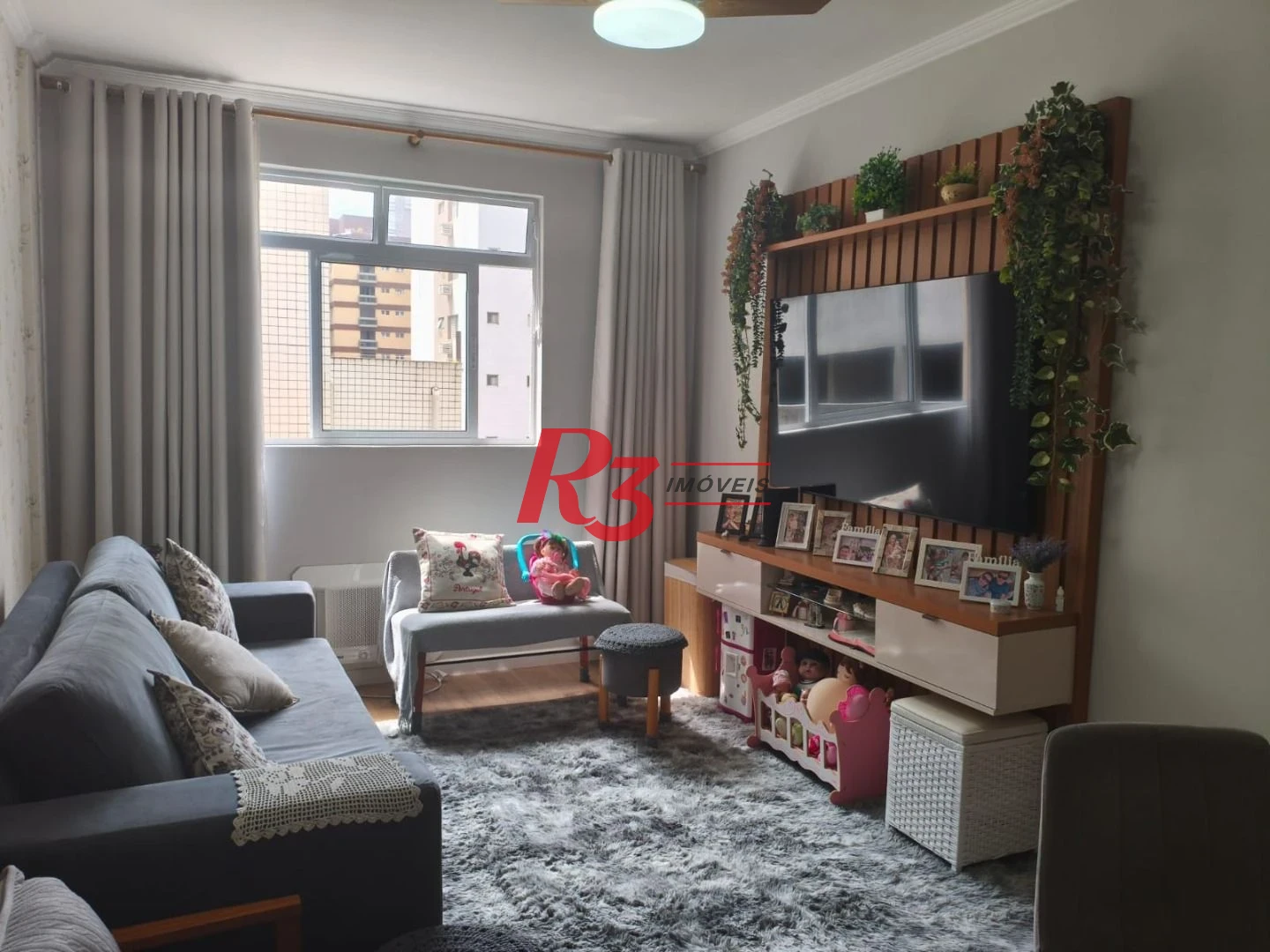 Apartamento com 1 dormitório à venda, 56 m² por R$ 500.000,00 - Gonzaga - Santos/SP
