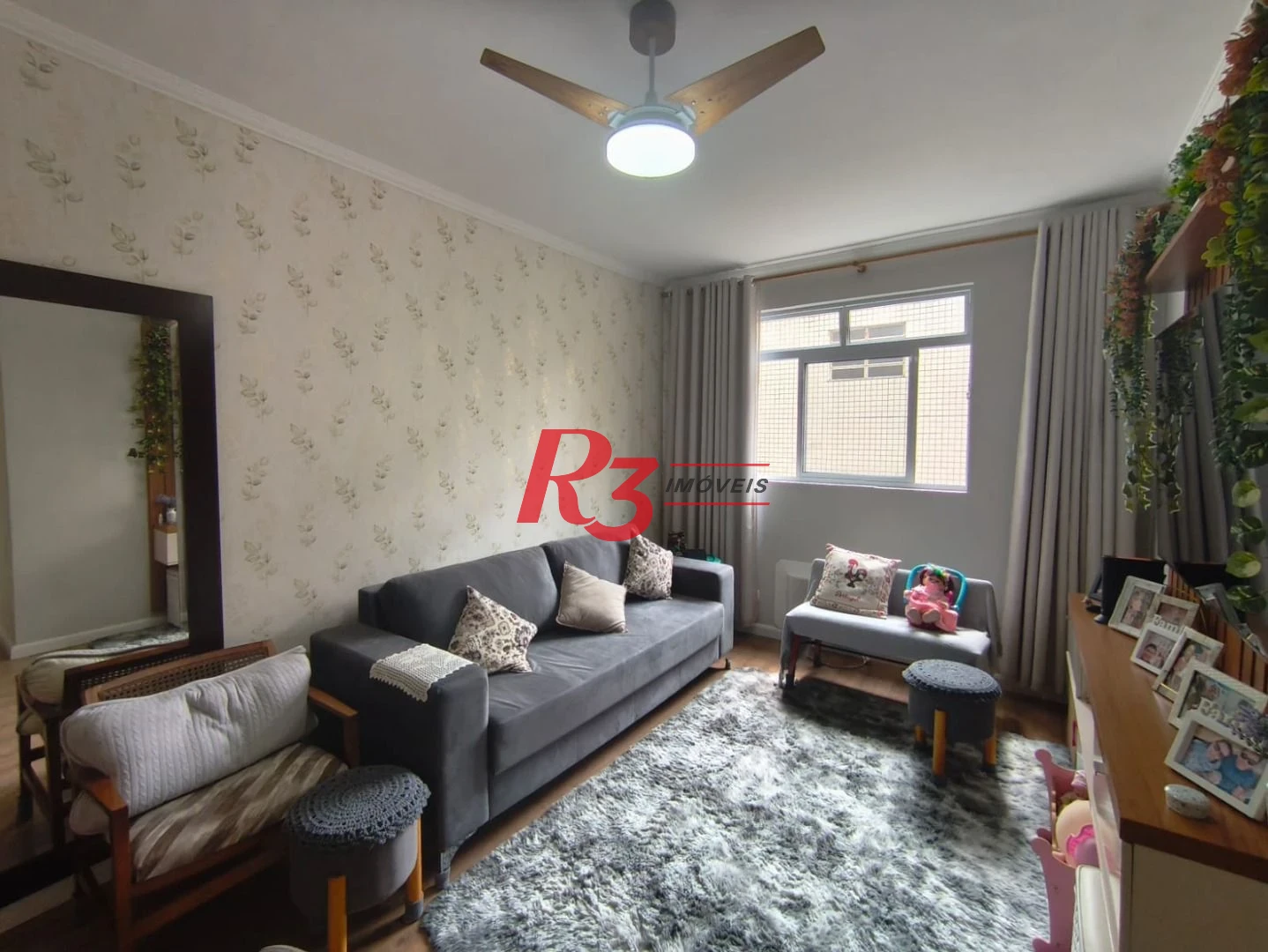 Apartamento com 1 dormitório à venda, 56 m² por R$ 500.000,00 - Gonzaga - Santos/SP
