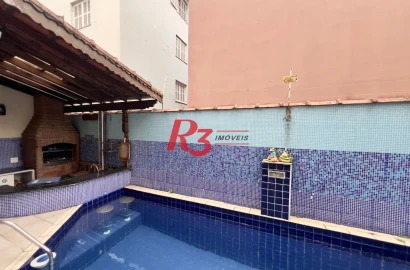 Casa com 3 dormitórios à venda, 182 m² por R$ 1.400.000,00 - Embaré - Santos/SP