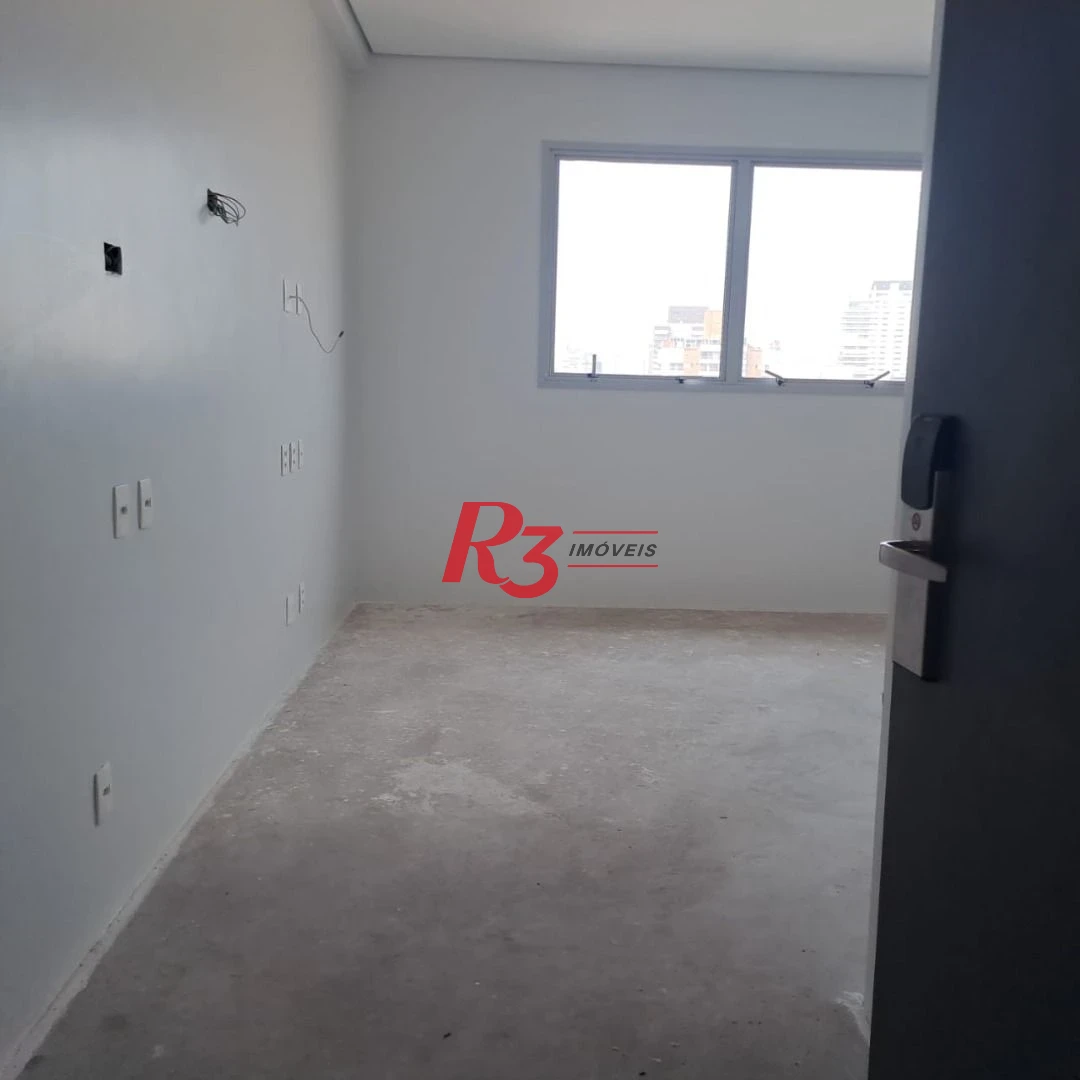 Studio com 1 dormitório à venda, 24 m² por R$ 356.000,00 - Gonzaga - Santos/SP